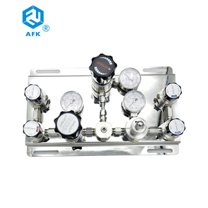 Entrada 3000psi Salida 200psi Gas <span class=keywords><strong>CO2</strong></span> Acero inoxidable 1/4 "NPT Panel de control Válvula semiautomática Regulador de alta presión para laboratorios - Product Image 1