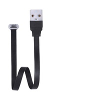 Câble USB Type C plat ultra-fin en ruban FPC OEM/ODM d'usine, en PVC noir ou selon demande, en cuivre étamé 2A
