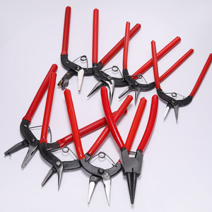 St. Kunkka Jewelry <b>Pliers</b> <b>Set</b> 8pcs Red Handle Steel Multi Functional For DIY Craft Repair Tools - Product Image 3