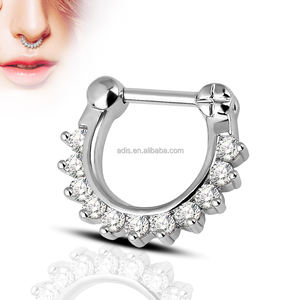 Hipoalergénico 316L Acero inoxidable <span class=keywords><strong>aro</strong></span> nariz anillo Labret <span class=keywords><strong>labio</strong></span> nariz cartílago hélice Tragus nariz <span class=keywords><strong>Piercing</strong></span> joyería - Product Image 1