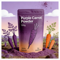 Private Label Hoge Kwaliteit Paarse Wortelpoeder Zwarte Wortelsap Concentraat Poeder Zwarte Wortel Extract Poeder
