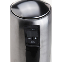 Nouvelle conception, bouilloire électrique rétro portable en acier inoxydable de 1,7 L avec arrêt automatique et protection contre l'ébullition à sec, pour la maison et l'hôtel
