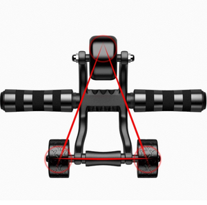 Roue abdominale pliable pour hommes et femmes, <span class=keywords><strong>3</strong></span> <span class=keywords><strong>roues</strong></span>, pour l'entraînement des muscles abdominaux - Product Image 3