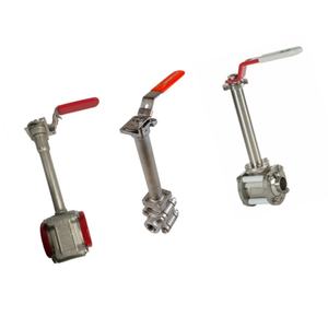 Vannes de sécurité à pression stable pour hydrogène, 300 mm, soudées cryogéniquement, vanne à boisseau court pour l'hydrogène liquide, pour la congélation des aliments - Product Image 2