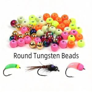 Perles de pêche en gros, perles rondes en tungstène colorées, matériel de montage de mouches, tête de perle pour <span class=keywords><strong>la</strong></span> pêche à <span class=keywords><strong>la</strong></span> mouche, plomb de pêche, boule de pêche - Product Image 6