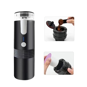2024 nueva cafetera portátil 2 en 1 Fuente de alimentación Manual para uso en coche con cápsulas de café <span class=keywords><strong>Nespresso</strong></span> y café en polvo - Product Image 3