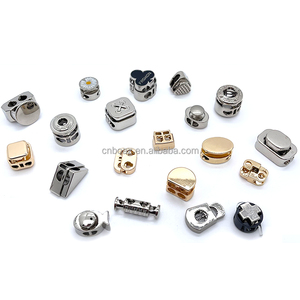 OEM tùy chỉnh túi áo khoác mùa xuân chuyển đổi dây giày khóa dây rút dây khóa kim loại Stopper chuyển đổi dây ổ khóa khắc dây Stopper - Product Image 3