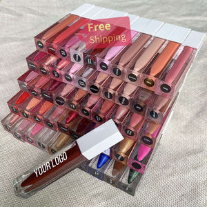 Choisissez parmi 80 teintes, 50 pièces/lot, gloss à lèvres personnalisé avec logo, vente en gros, marque privée, gloss à lèvres mat, rouge à lèvres liquide - Product Image 1