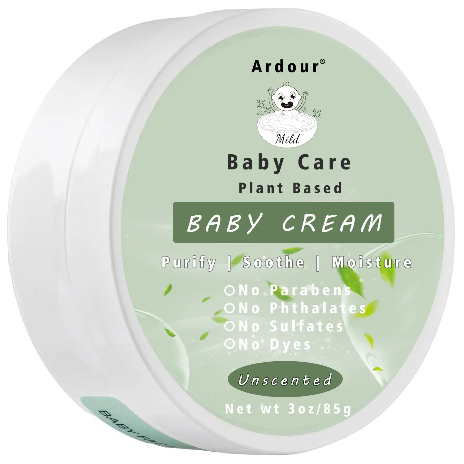 Unscented Baby Cream Lotion For Babies Kids Children Newborn Infants Gentle For Baby Body And Face Skin Care Butter Balm