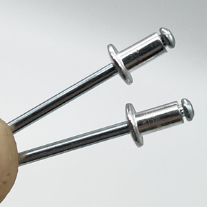 Remaches de impacto de extremo abierto DIN7337 con cabeza abombada zincada, remaches ciegos de aluminio y acero 3.2/4.0/4.8 para <span class=keywords><strong>remachadora</strong></span> - Product Image 5