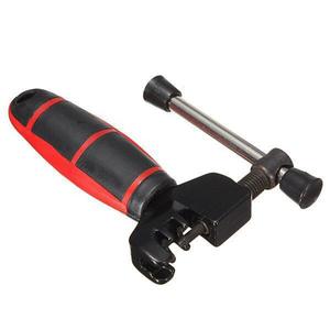 Herramienta para cadena de bicicleta de montaña, cortador de cadena de acero con mango rojo y negro para reparación de bicicletas - Product Image 4