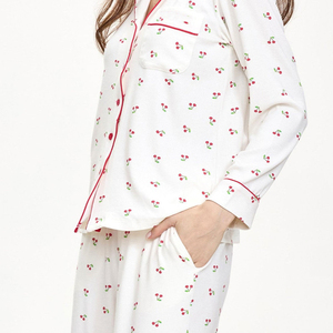 <span class=keywords><strong>Pigiama</strong></span> da <span class=keywords><strong>Donna</strong></span> <span class=keywords><strong>in</strong></span> <span class=keywords><strong>Modal</strong></span> Organico, Set con Maniche Lunghe e Pantaloni a Righe <span class=keywords><strong>in</strong></span> Jersey <span class=keywords><strong>Modal</strong></span>, Abbigliamento da Casa per Donne - Product Image 6