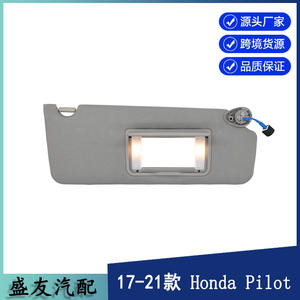 Pare-soleil gris 83280-TG7-A12ZB droit pour Honda Pilot 2017-2021, monté sur le toit, en PVC - Product Image 4