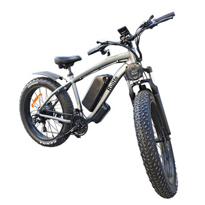 RuiHe X6 bicicleta de montaña eléctrica plegable de 26 pulgadas todoterreno Fat E-Bike Motor de cubo trasero 48V batería de litio aleación de aluminio de 21 velocidades - Product Image 1