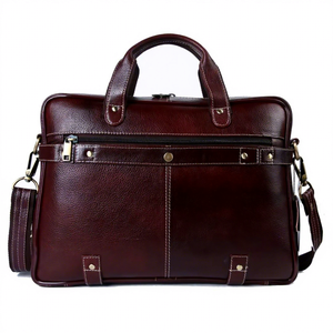 Sac à dos pour ordinateur portable en cuir véritable B S International pour homme, durable, populaire, antichoc, imperméable, taille personnalisable - Product Image 4