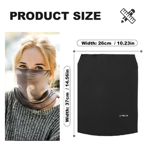 WRELS Vente en gros Cache-cou respirant unisexe pour sports d'été en extérieur avec passants pour les oreilles et protection UV - Product Image 6