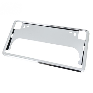 Cadre de plaque d'immatriculation universel chromé japonais, support de plaque d'immatriculation, cadre de plaque d'immatriculation en plastique chromé - Product Image 6