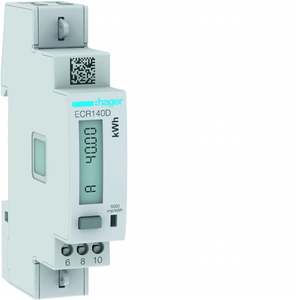 ECR140D personnalisable avec compteur monophasé direct Hagers 40 A Modbus RTU MID 1 module - Product Image 1