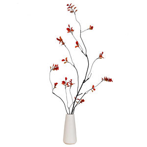 Feuilles d'érable artificielles d'automne, 90 cm de haut, fleurs en soie simulées, fleurs décoratives, décoration intérieure, style Wabi Sabi - Product Image 5