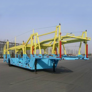 Semirremolque de Acero de 10 Toneladas Personalizado, de Alta Resistencia, de 2-3 Ejes, para Transporte de Vehículos, Remolque Utilitario para Autos - Product Image 1