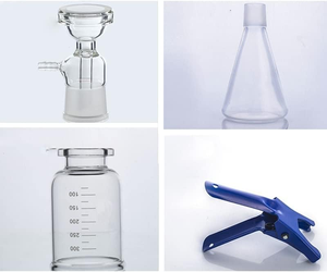 Appareil unitaire Équipement de laboratoire Appareil de filtration sous vide 1000mL Filtre à solvant liquide à noyau de sable en verre - Product Image 2