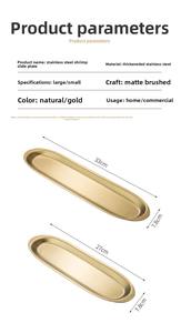 Plateau ovale durable en <span class=keywords><strong>acier</strong></span> inoxydable pour crevettes, boulettes de bœuf, sushis, barbecues, et snacks créatifs – Vaisselle de table pour fondue - Product Image 6