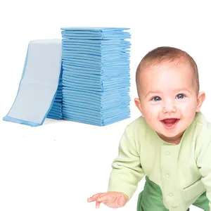 China manufacturer Disposable Underpad Baby Changing Care Bed Pad patients hospital incontinence free samples Baby urine pad
