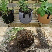 Sacs de culture écologiques multi-tailles disponibles pour champignons, sacs de culture en tourbe pour pommes de terre, sacs de culture pour piments et fruits, sacs de plantation pour légumes