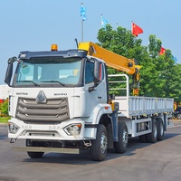 Mini-grue télescopique hydraulique mobile montée sur camion de 5, 6, 8, 10 et 16 tonnes, capacité de levage de 25 m