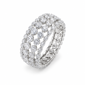 Anello dal Design Multistrato Classico da Donna - Product Image 1
