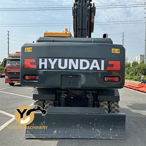 Excavadoras de Ruedas Usadas en Buen Estado, Excavadora Hyundai de 21 Toneladas, Excavadora de Ruedas Hyundai 210W de Corea para Ingeniería - Product Image 6