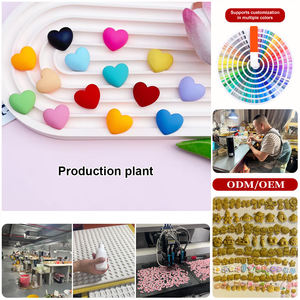 Charmes en résine à dos plat Zili, décorations en colle crème pour accessoires de bricolage, pour coques de téléphone, chaussures, ornements, cabochons de dessins animés - Product Image 4