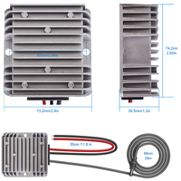 Kit de conversion d'alimentation CC pour routeur Starlink Mini V4 Gen 3, adaptateur élévateur 12V vers 56V 4.5A 252W avec câble de prise CC