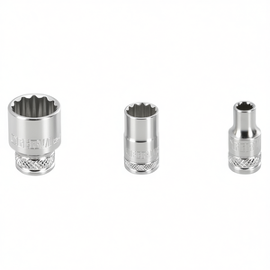 Fervi Polygonal <b>Socket</b> Wrench Normal Series 12 Point Chrome Vanadium Steel Set - Product Image 2