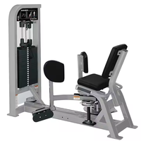 Équipement de musculation professionnel en acier pour salle de sport, avec système de charge par broche réglable pour jambes et bras, pour entraînement de force et sécurité.