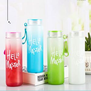 Dd4411 400Ml Glass Travel <b>Bottle</b> Lemon Cup Luxury High Quality Sport Modern Design Boiling Water Rope Lid Dishwasher Safe - Product Image 2