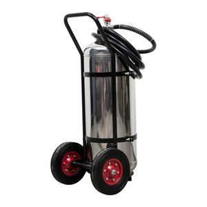 Estintore su Carrello in Acciaio Inossidabile Anticorrosione 25L/50L/100L - Product Image 1