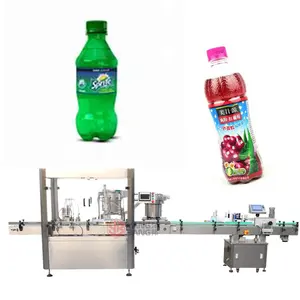 YB-YG4B Automatic Drinking Fruit Juice Making Filling Bottling Machine / Capping Production Line / Mixing Equipment