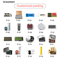 Roulements de skateboard personnalisés en acier chromé 608 en gros