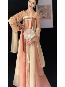 <span class=keywords><strong>Han</strong></span> e Tang Huayun originale Hanfu donna Fuyao nuovo stile intero petto strappata gonna Tang tailleur - Product Image 5