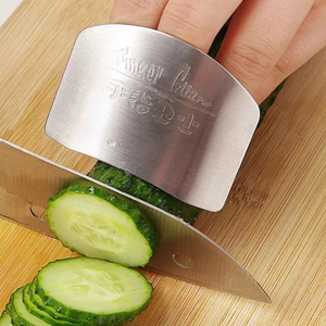 Kitchen Cooking <b>Tools</b> Stainless Steel Finger Hand Protector Guard Personalized Design Chop Safe Slice Knife - Product Image 6