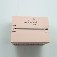 Boîte en carton ondulé biodégradable, boîte postale en papier, emballage auto-adhésif, bande de déchirement, fermeture éclair, boîte aux lettres