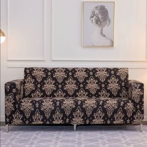 Hot Sales High-quality Four Seats Universal Stretch <b>Sofa</b> <b>Cover</b> Polyester Spandex Breathable <b>Protective</b> Living Room Plant Pattern - Product Image 1