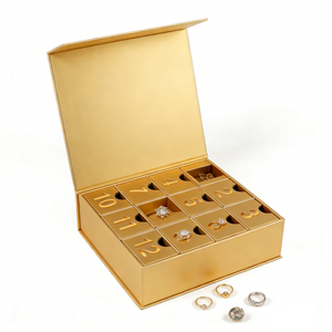 Boîte vide personnalisable pour calendrier de l'avent de maquillage Ramadan 30 jours, ou boîte en papier pour calendrier de l'avent de jouets et chocolats Noël 12 jours - Product Image 2