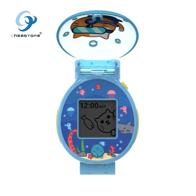 CTW2P New Launched Mini LCD Screen Baby Watch Toys Puzzle Pet Raising Learning Watch for Kids