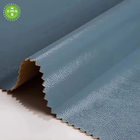 Tissu en cuir synthétique microfibre teignable sur mesure OEM, cuir synthétique tendance et doux, tissu pour vêtements