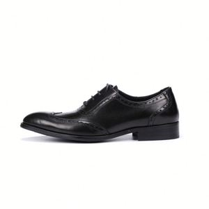 Zapatos de Vestir Formales de Cuero Duradero, Versátiles, de Alta Gama, Cómodos, Transpirables y Ligeros para Bodas - Product Image 3