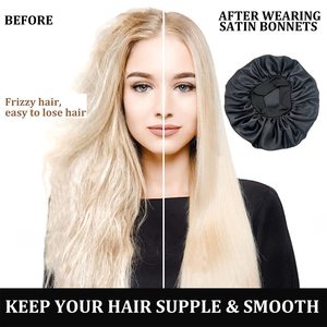 <span class=keywords><strong>Bonnet</strong></span> de Nuit <span class=keywords><strong>en</strong></span> Soie Élastique Personnalisable, Bonnets <span class=keywords><strong>en</strong></span> <span class=keywords><strong>Satin</strong></span> pour Femmes, Vente <span class=keywords><strong>en</strong></span> Gros - Product Image 3