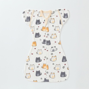 <span class=keywords><strong>Gigoteuse</strong></span> pour bébé en pur coton épais, anti-sursaut, à température constante, motif Ananas Pudding, modèle Standard, pour nouveau-né, sécurité garantie - Product Image 6