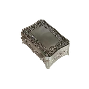 Dropshipping Shopify Metal Cosmetic Box Vintage Jewelry Case Enamel Storage Organizer <b>Lighter</b> Holder Gift - Product Image 1